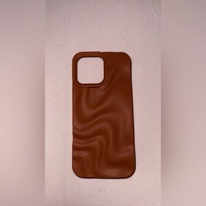 Brown Silicone Phone Case
